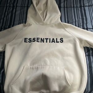 Fear of God ESSENTIALS Cream Hoodie